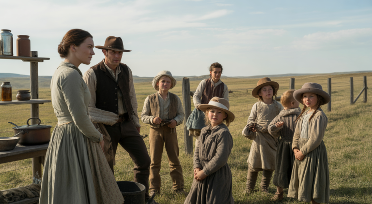 Una viuda fue contratada para cocinarle a 6 Niños y a su Padre… Y se convirtió en Su Madre…