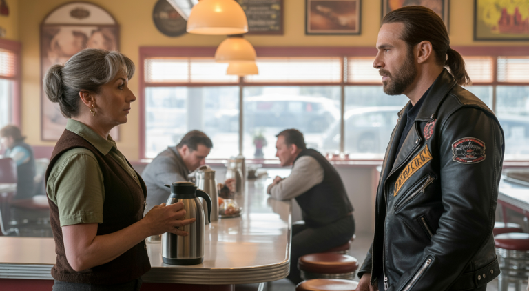 La bondadosa anciana da refugio a 15 motociclistas durante una tormenta de nieve — A la mañana siguiente, 100 motos se alinean frente a su casa