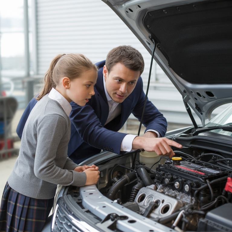 Niña ayuda a Millonario a reparar su mustang, cuando él ve el anillo en su dedo…