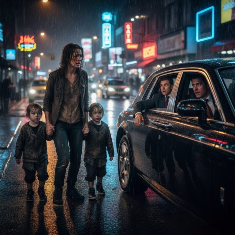 Continuación: Una Noche Apasionada con una Pobre Camarera Hace 10 Años, el Milmillonario la Encontró Inesperadamente a Ella y a sus Dos Hijos Gemelos Mendigando Bajo la Lluvia, y el Final…