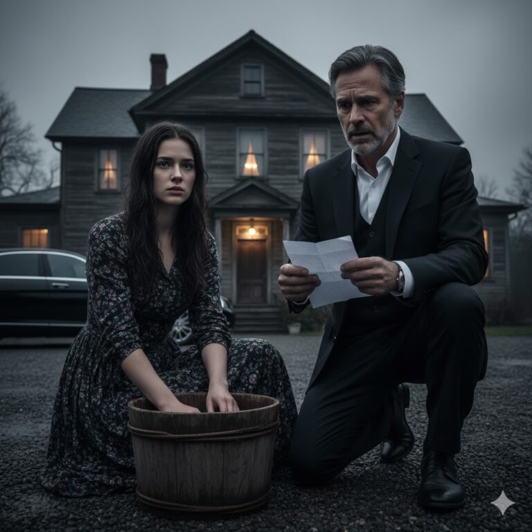 El hombre rico llegó al pueblo de su padre a visitar a su madre, a quien no veía desde hacía 16 años. Pero al ver a una mujer desconocida junto a la puerta, se quedó sin palabras.