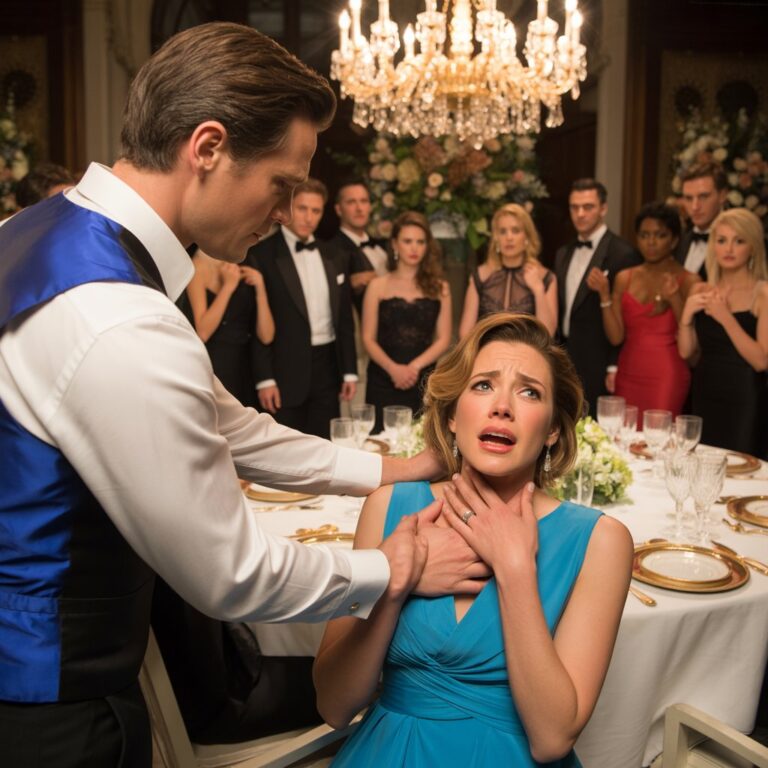 Le dio una bofetada a su esposa frente a sus amigos para demostrar su dominio… pero su venganza dejó a todos en silencio.