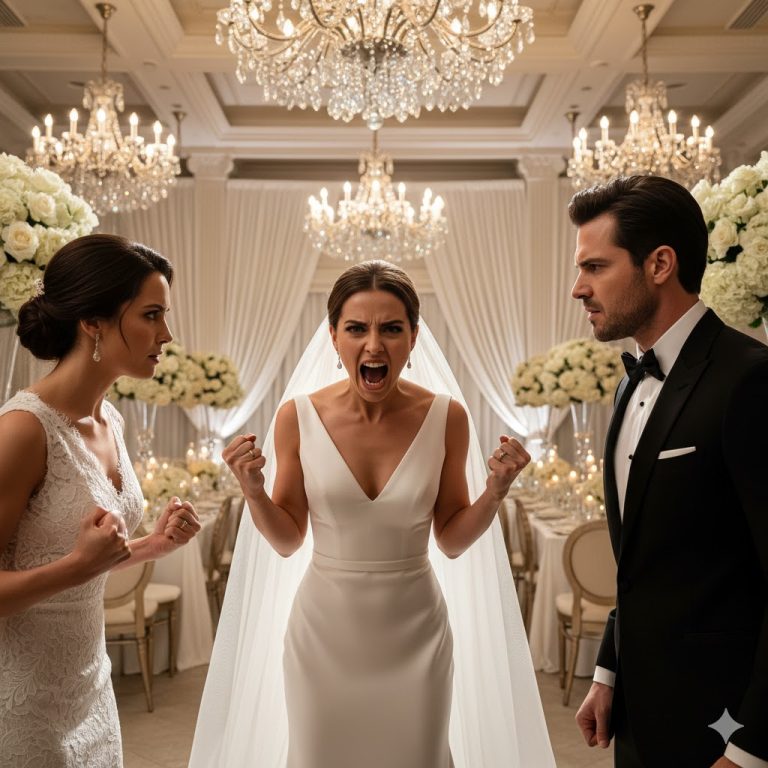 En la boda de mi hermana, ella me colocó deliberadamente en la mesa de solteros, sus ojos brillando con crueldad mientras esperaba que yo rompiera.