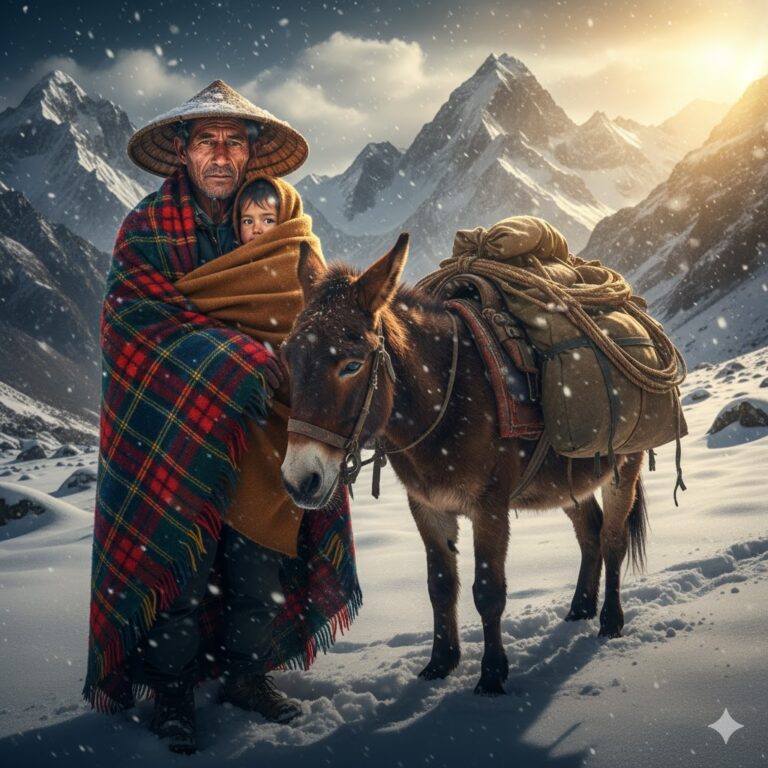 Anciano arriero rescató a niño en la nieve… 15 años después recibió una fortuna inesperada