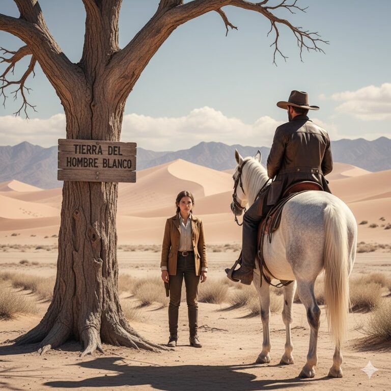 Ranchero Silencioso Encontró a una Joven Comanche Colgada de un Árbol con un Letrero que Decía …