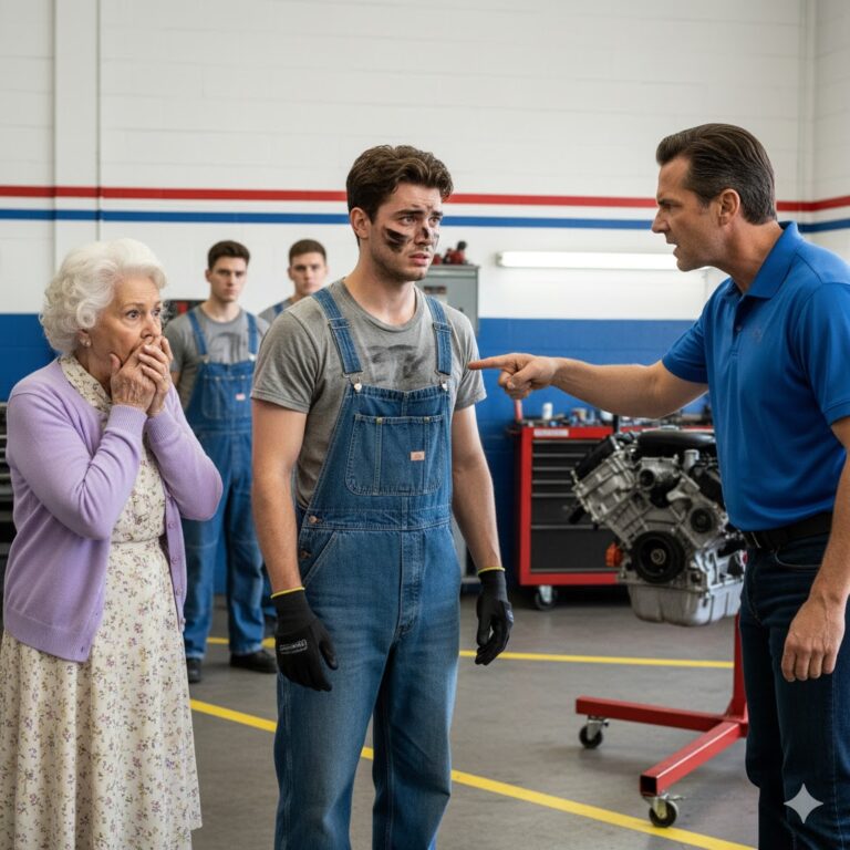 Un jefe despidió a un mecánico pobre por arreglarle el auto a una anciana gratis (días después)