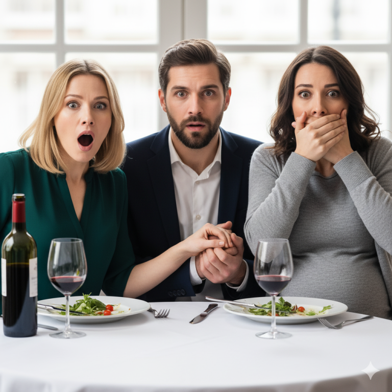 Durante la cena, mi hermana dijo que estaba embarazada y que el padre era mi esposo. ¡Pero entonces revelé un secreto…