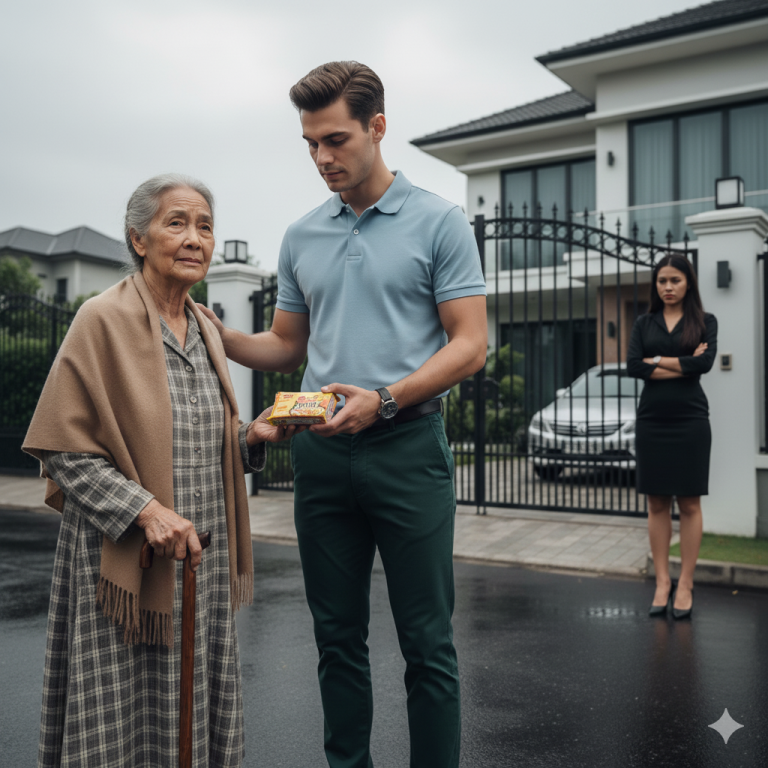 Una madre de 70 años caminó hasta la casa de su hijo, solo para pedirle un poco de dinero para tratar su enfermedad. Él, con frialdad, le entregó un paquete de fideos y cerró la puerta. Pero al llegar a casa, temblorosa, abrió el paquete… se quedó paralizada, con el corazón latiendo con fuerza: ¡dentro había algo que jamás en su vida habría imaginado!