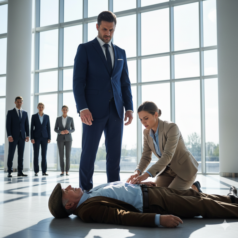 ¡Estaba a punto de ser despedida por ayudar a un anciano caído! ¡Entonces entró el CEO y lo llamó «papá»!…