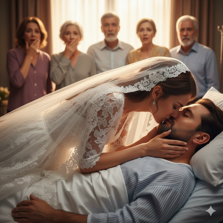 FORZADA A CASARSE CON UN HOMBRE EN COMA… HASTA QUE UN BESO LO CAMBIÓ TODO!