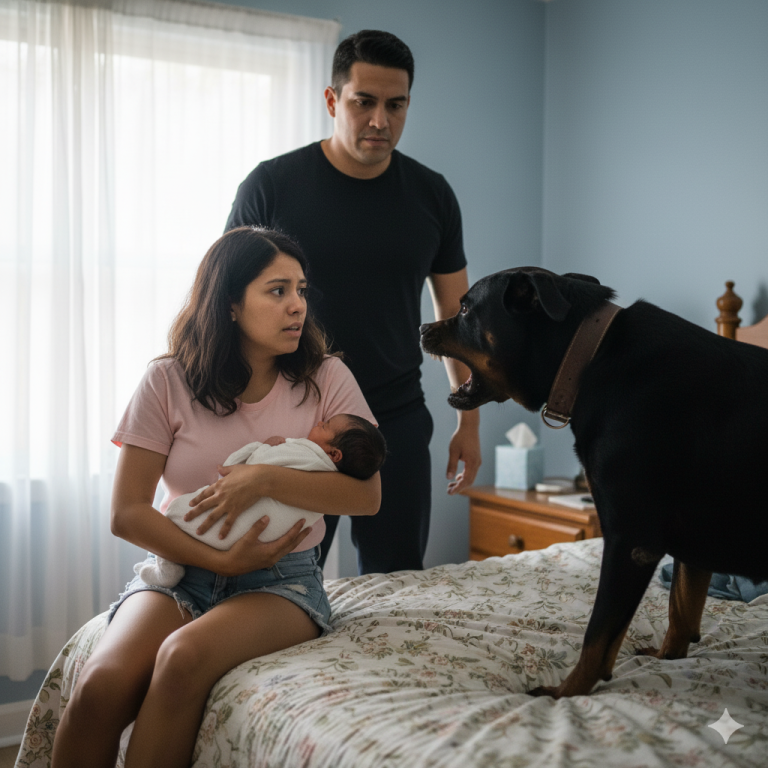Todas las noches, el perro negro de la casa le gruñía al recién nacido, lo que hacía que el padre sospechara. Inmediatamente llamó a la policía, y a partir de entonces, descubrieron la horrible verdad debajo de la cama.