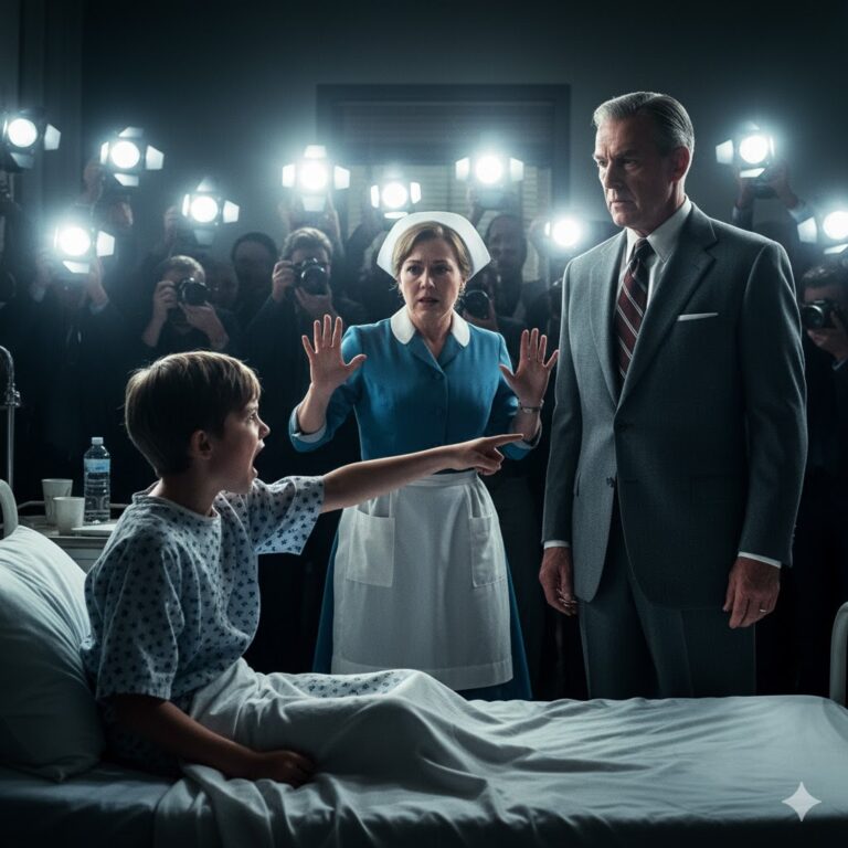 «¡No le creas! ¡Ella no es enfermera, ella es…!» — gritó un niño en el hospital al multimillonario, y la verdad dejó a todos en shock…