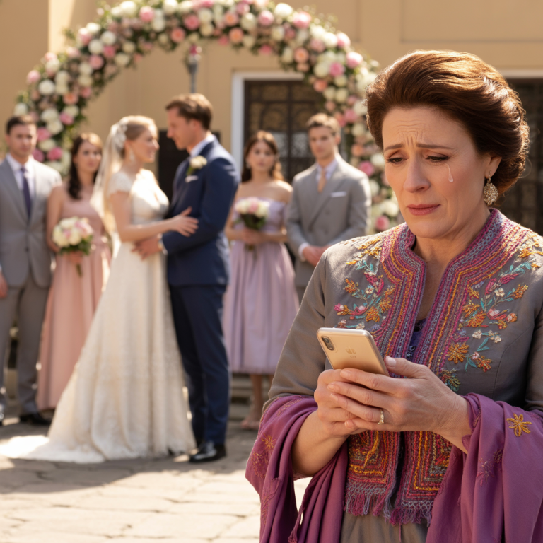 Mi hija se olvidó de colgar… escuché a su suegra decir: “Espero que ella no venga a la boda; con esa figura no hay lugar. Su madre podría comer por tres.”… Me quedé paralizada, las lágrimas no dejaban de caer… y usé tres llamadas para poner fin a todo.