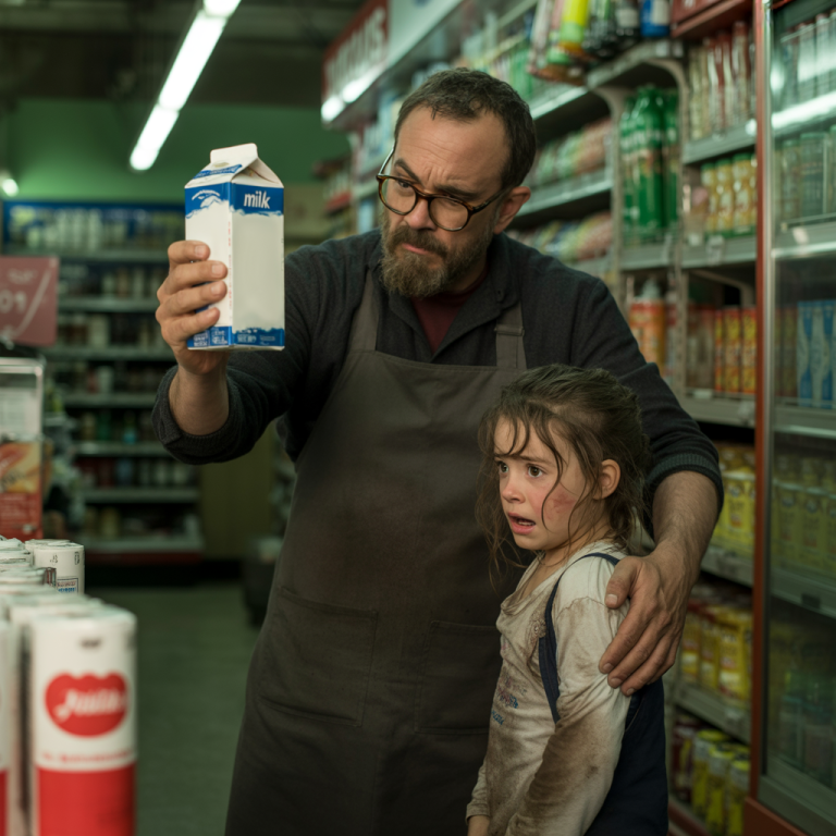 Una Niña de Diez Años fue Humillada y Expulsada por Robar Leche, pero el Millonario que lo Vio Todo le Enseñó al Mundo una Lección.