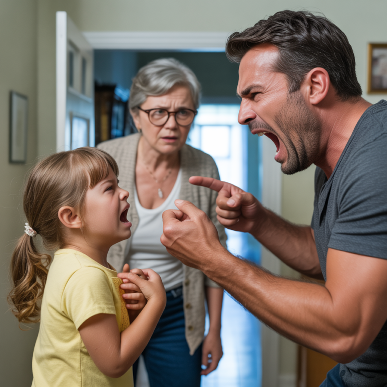 Llegué A La Casa De Mi Hijo Mientras Él Gritaba Con Mi Nieta De 6 Años. “Limpia El Baño”