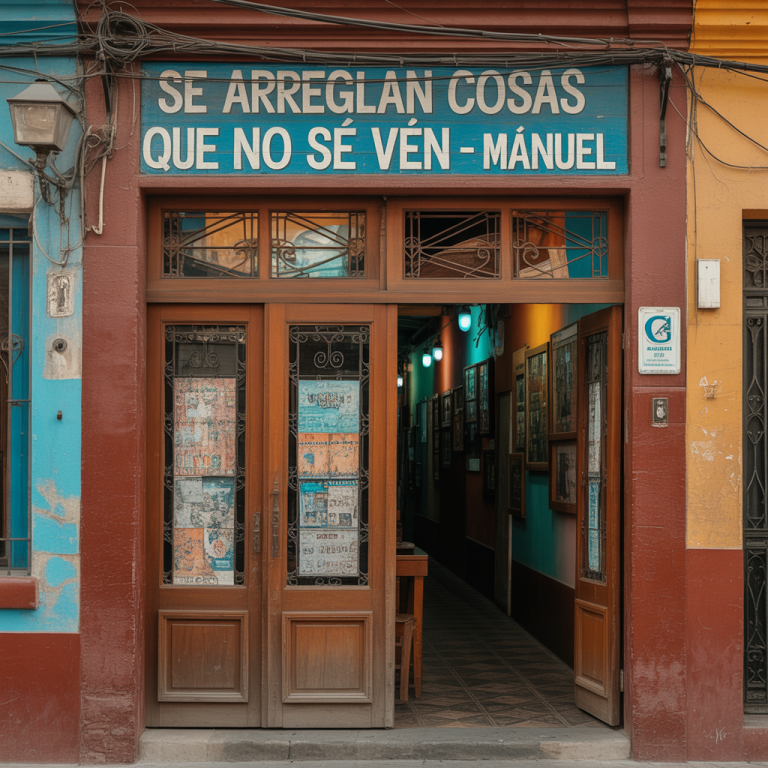 En el callejón Lafuente, casi escondido entre una ferretería cerrada y un grafiti de colores, había un pequeño local con un cartel que decía: