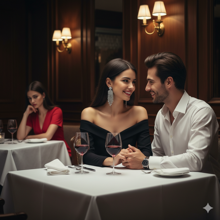 Mi marido reservó una cena con su amante, yo reservé la mesa justo al lado y invité a alguien que lo avergonzaría por el resto de su vida…