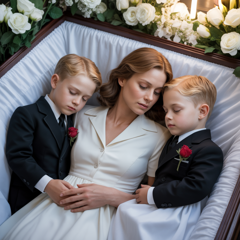 ¡Madre e hijos GEMELOS FALLECEN el mismo día, pero en el ENTIERRO, un DETALLE IMPACTA a todos!…