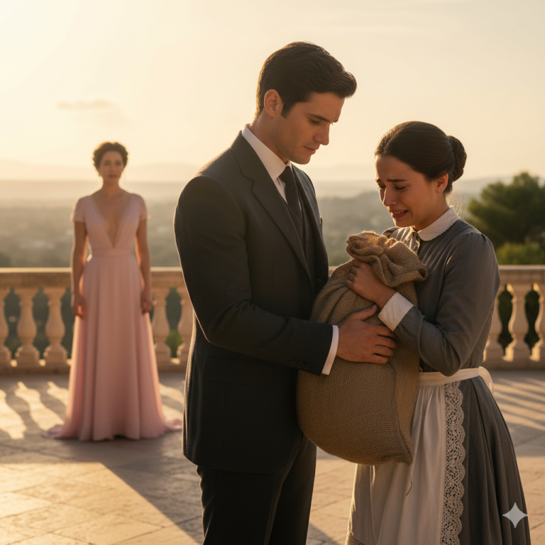 Millonario descubre a su novia humillando a la sirvienta… ¡lo que hizo dejó a todos helados!