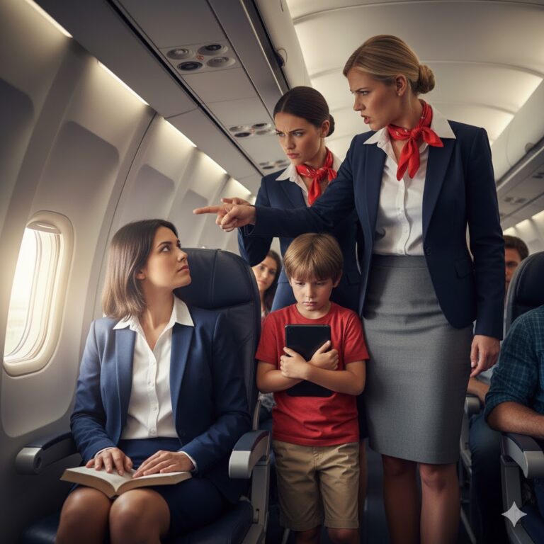 “Se Negó a Ceder el Asiento de la Ventana a un Niño — Minutos Después, el Piloto Salió de la Cabina y Dijo Algo que Nadie Esperaba”