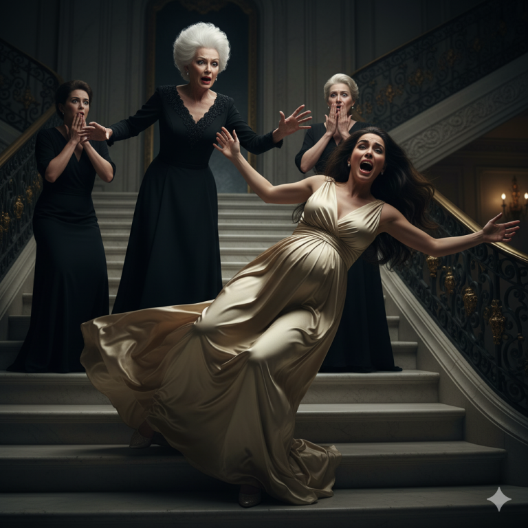 “Mi suegra intentó empujarme —estando yo embarazada— por las escaleras… parecía que iba a ocurrir lo peor, pero lo que pasó después nadie lo podía imaginar…”