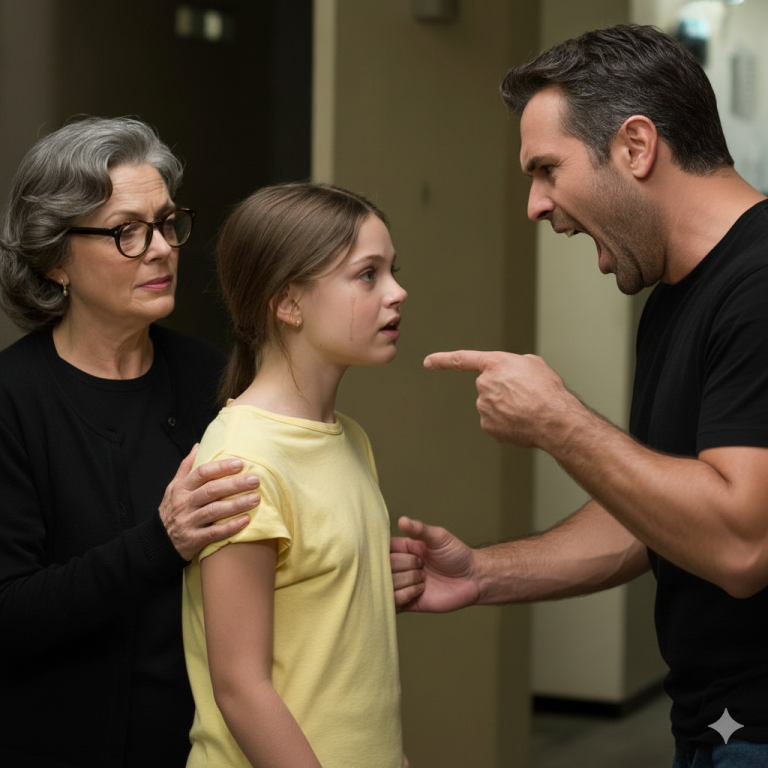 “Cuando la limpieza se convierte en castigo: no hay cena para la chica inútil”