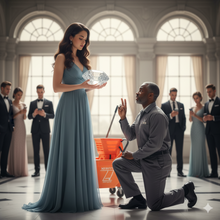 La hija sorda del multimillonario fue ignorada — Hasta que un conserje le habló en lenguaje de señas.