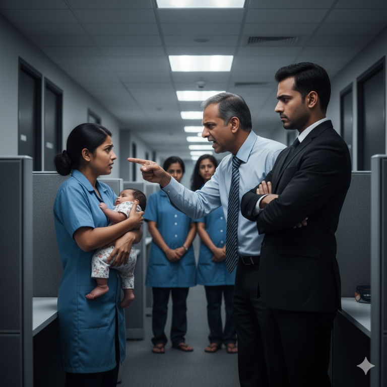 Un hombre rico descubrió a una trabajadora de limpieza en México que no comía en su turno solo para poder amamantar a su bebé — lo que ocurrió después rompió el corazón de todos.