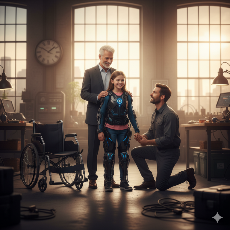 “Un mecánico le devolvió la vida a la hija paralizada de un multimillonario ”