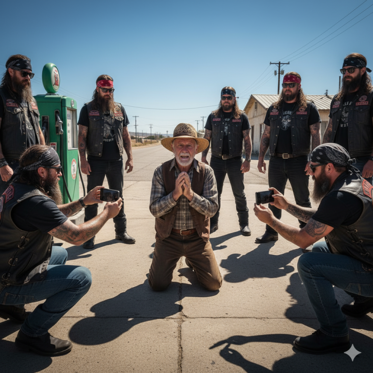 Matón abofetea a un veterano de 81 años frente a 47 motociclistas