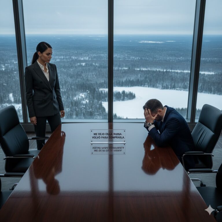 ME ABANDONÓ EN LA RUINA PARA “ENCONTRARSE A SÍ MISMO”. AÑOS DESPUÉS, COMPRÉ LA EMPRESA QUE IBA A DESTRUIRLO.