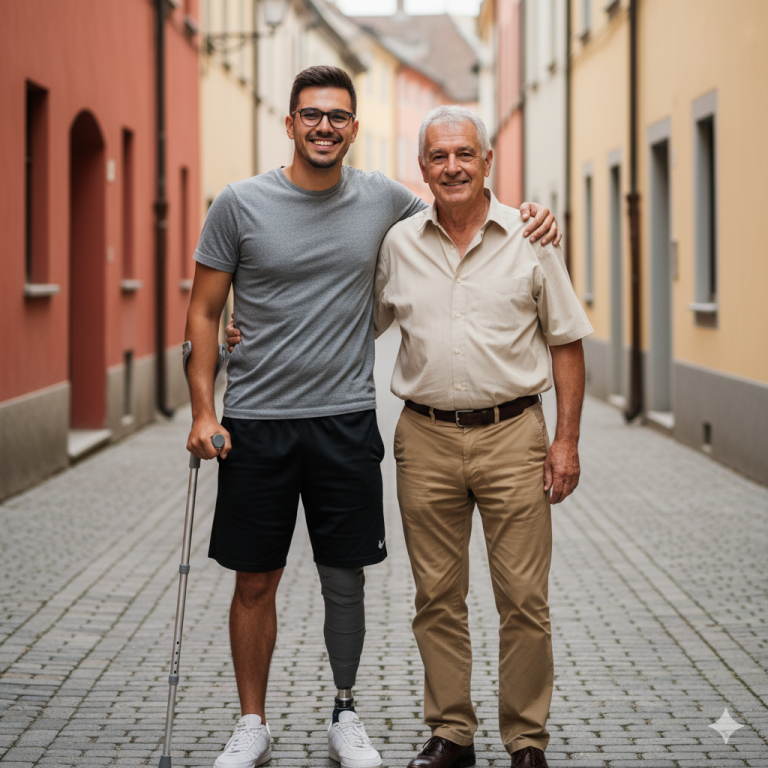 La casita del maestro Julián en las afueras de Puebla apenas tenía lo justo: una moto vieja, un estante lleno de libros y una mesa pequeña con dos sillas. Pero desde que Diego cruzó la puerta, la casa se llenó de calor humano.