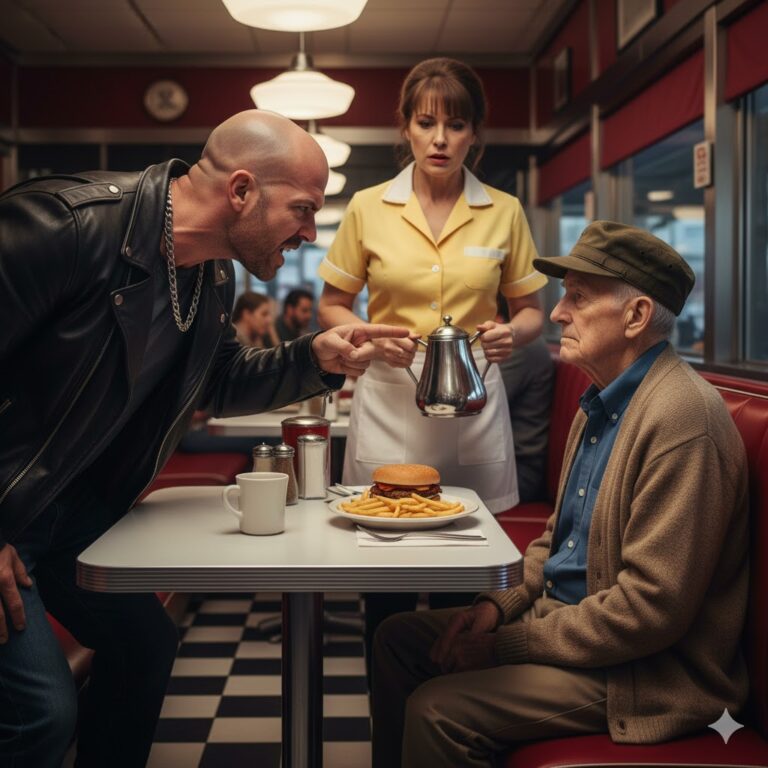 “Intentó humillar a un viejo en un restaurante… pero no sabía a quién estaba provocando”