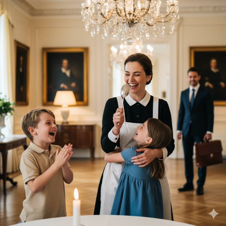 El millonario llegó a casa temprano — Lo que vio que su ama de llaves hacía con sus hijos lo hizo llorar… El día comenzó como cualquier otro para Adrián Cole, un millonario conocido por su imperio de inversiones inmobiliarias y desarrollos de lujo.