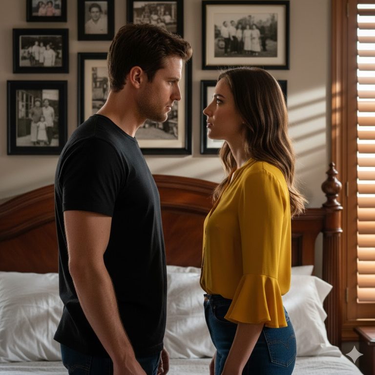 Cuando fui a la casa de mi exesposa después de cinco años de divorcio, me quedé en shock al ver la foto colgada en la pared. Había hecho algo inmoral…