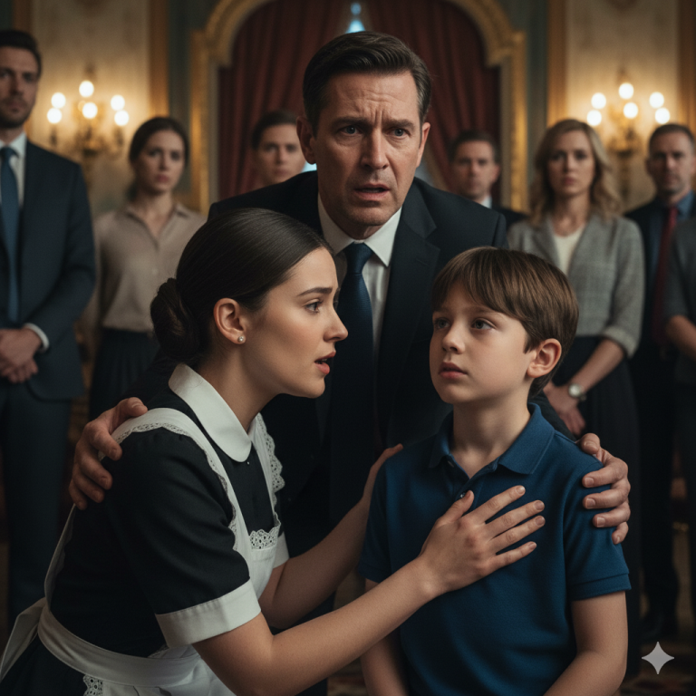 La Empleada Solo Cantó en Italiano—Y lo Increíble Sucedió: El Hijo del Millonario, Que Nunca Habló, Pronunció Sus Primeras Palabras Frente a Todos”