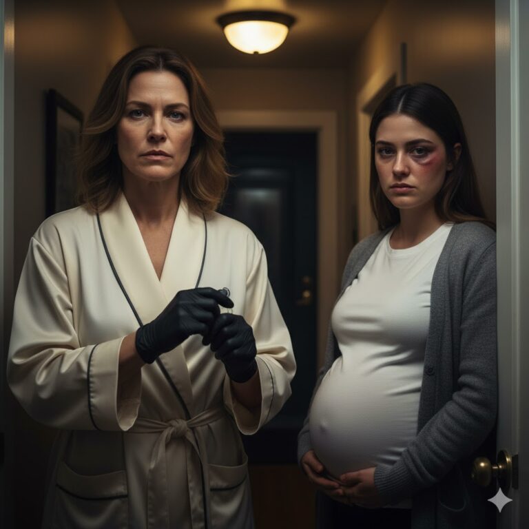 Mi hija embarazada se presentó en mi puerta a las 5 de la mañana, golpeada por su marido. Le dijo que nadie le creería. No sabía que llevaba 20 años trabajando como detective de homicidios.