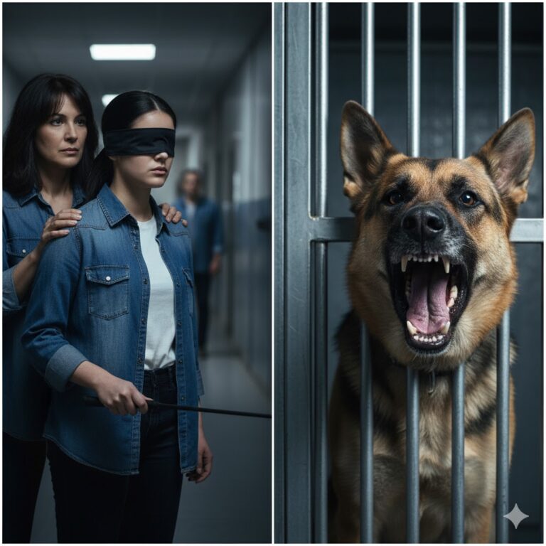 Chica Ciega Conoce al Perro Policía Más Peligroso — Lo Que el K9 Retirado Hizo Después Sorprendió a Todos Dos Almas, Una Mirada