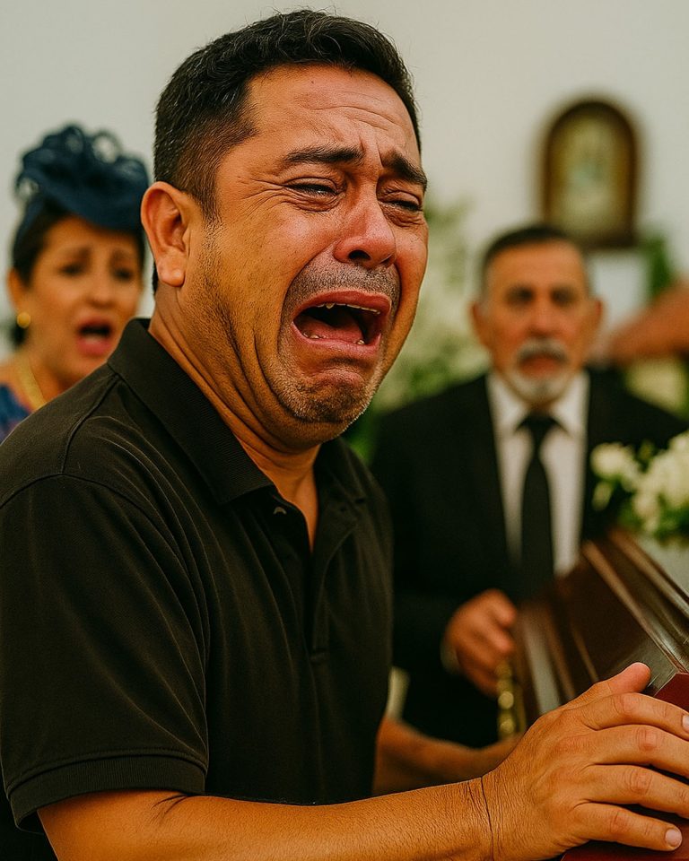 La esposa murió de un infarto, y en medio del funeral el esposo olvidó su teléfono en el ataúd… pero a medianoche ocurrió lo impensable.