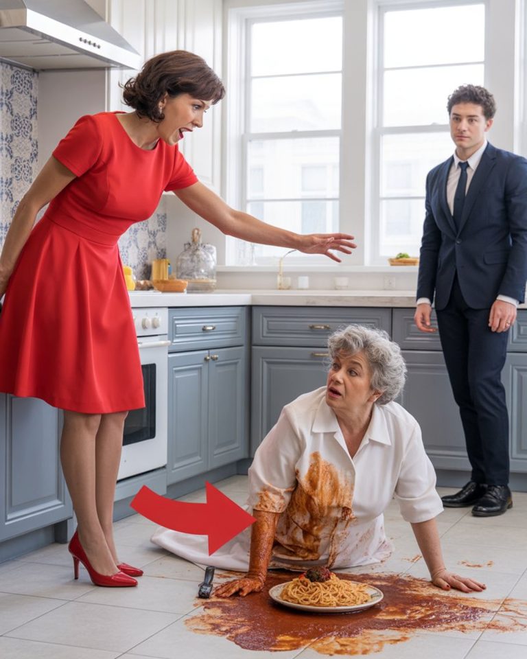 El piso de mármol de la cocina estaba helado, duro, implacable. Y ahí, en ese suelo gélido, se encontraba sentada doña Rosario, una mujer de 72 años. Su cuerpo frágil estaba encogido, las manos temblorosas descansaban sobre el regazo. Frente a ella, un plato hondo con restos fríos.