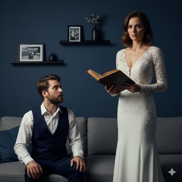 Mi madre eligió una esposa hermosa y muda para mí. Pero en el momento en que estuvimos solos después de la boda, ella habló. “Ya podemos dejar el teatro,” dijo. “¿Tu madre nunca te contó lo que le hizo a tu padre?”