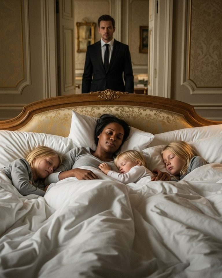 Ninguna niñera aguantaba ni un día con los trillizos del multimillonario… hasta que llegó una mujer negra e hizo lo que nadie pudo