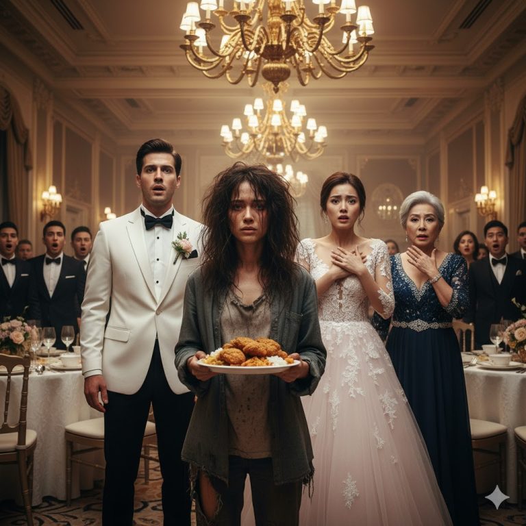 Chica sin hogar robó comida de una boda — Entonces el novio dijo: “¡Espera, te conozco!”