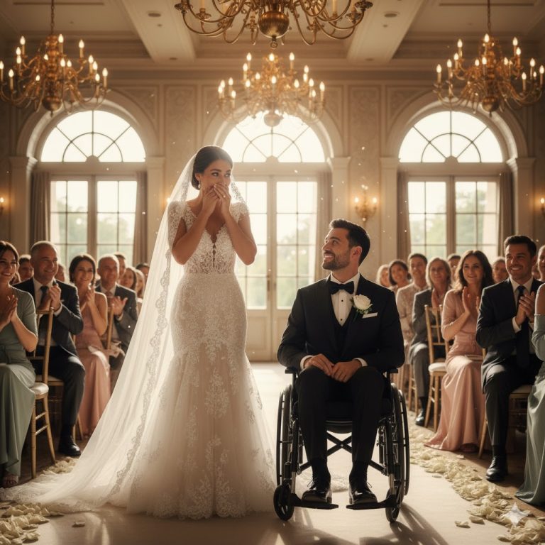 Ella se casó con un hombre con discapacidad, pero una gran sorpresa la esperaba en la boda.