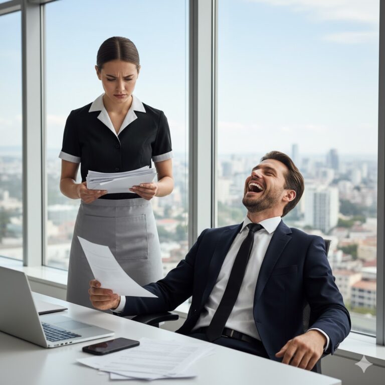 “Si logras resolver esto, te doy mi fortuna”, se burló el empresario, pero la empleada lo dejó sin palabras…