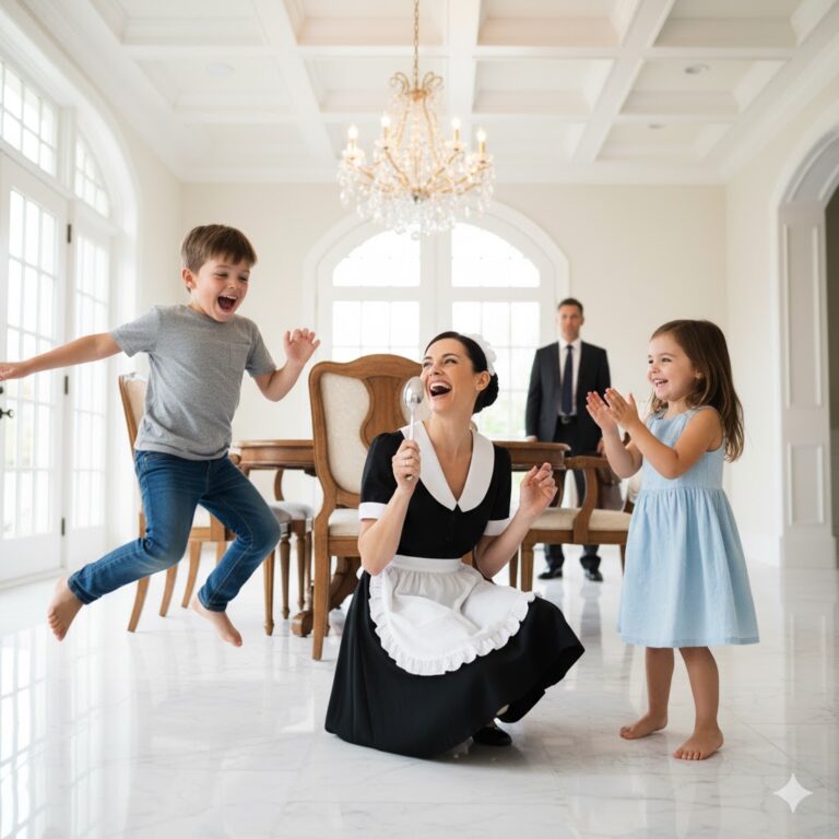 Un millonario descubre un instante de amor inesperado en casa Regreso anticipado de un millonario revela un tierno momento familiar que lo conmueve profundamente