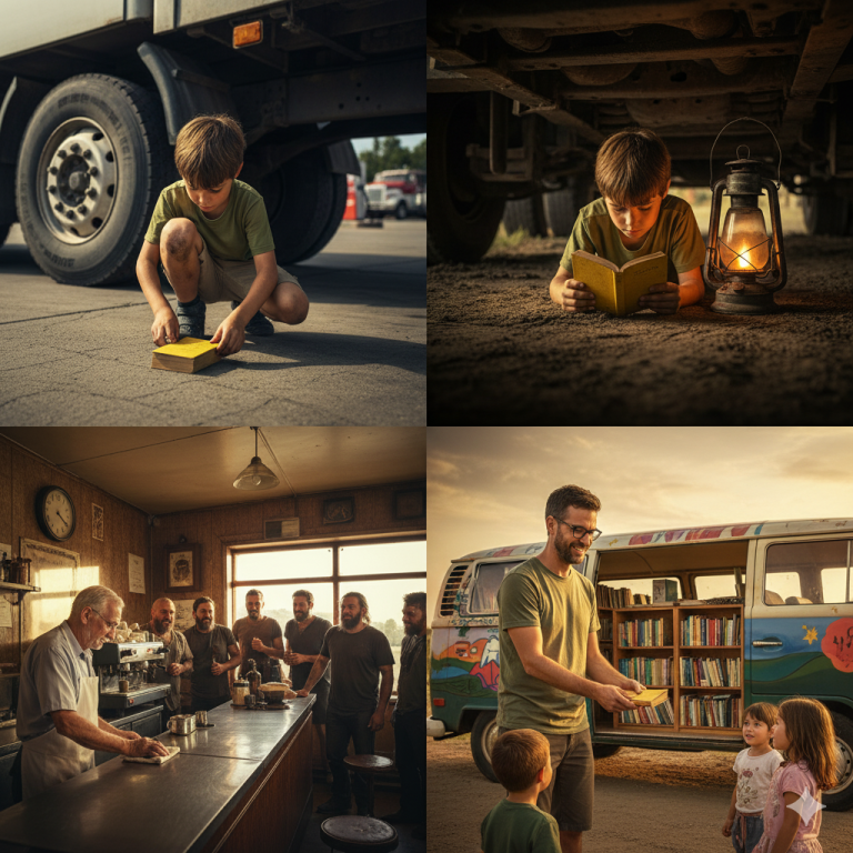 Donde no llega el asfalto, llega un cuento.