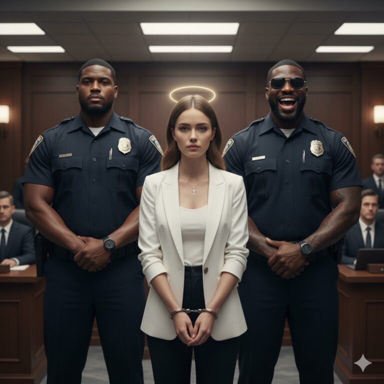 POLICÍAS SE BURLAN DE UNA LATINA ESPOSADA…