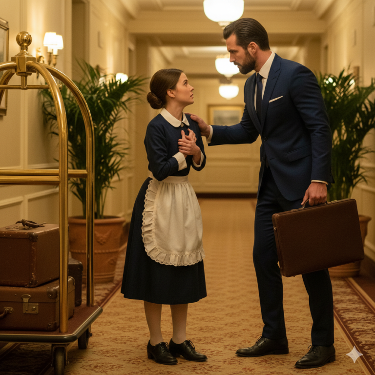 “FINGE QUE ERES MI ESPOSA FRENTE A TODOS,” ORDENÓ EL MILLONARIO A LA JOVEN…