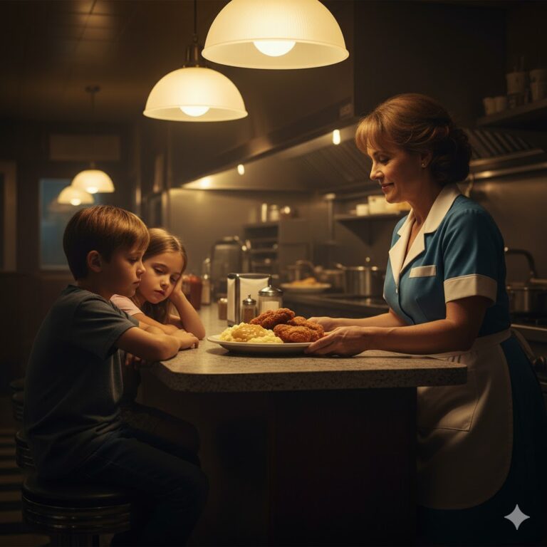 Les dio una comida caliente a dos niños sin hogar. 12 añs después, un auto de lujo se detuvo frente a su casa.